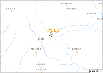 map of Thyolo