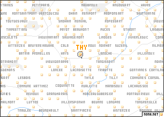 map of Thy