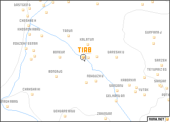 map of Tīāb