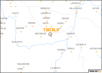 map of Tiacala