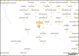 map of Tiadi
