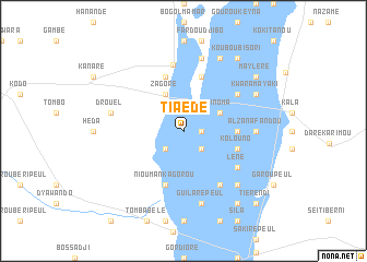 map of Tiaédé