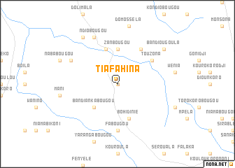 map of Tiafahina