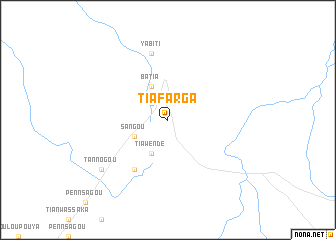 map of Tiafarga