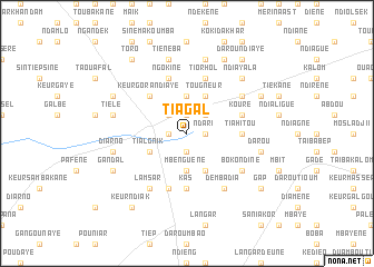 map of Tiagal