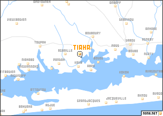 map of Tiaha