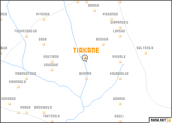 map of Tiakane