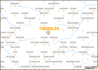 map of Tiakeulro