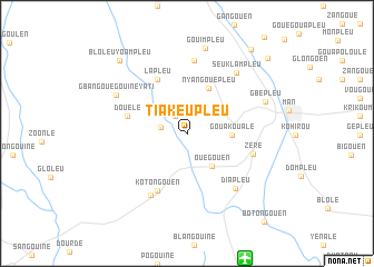 map of Tiakeupleu