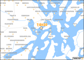 map of Tiakor