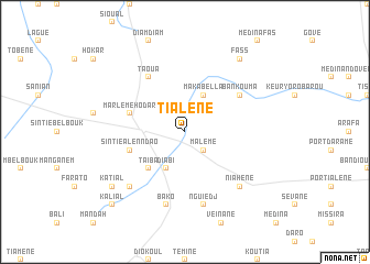 map of Tialène