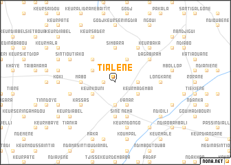 map of Tialène