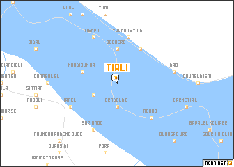 map of Tiali