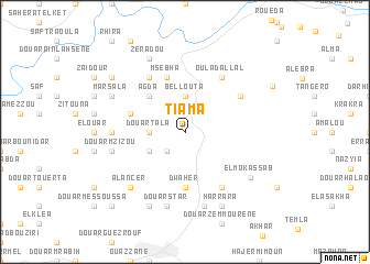 map of Tiama