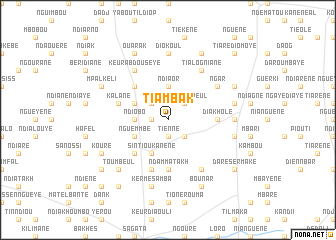 map of Tiambak