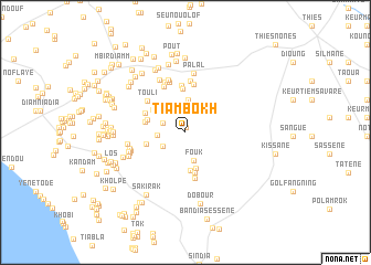 map of Tiambokh