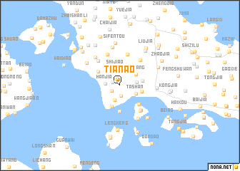 map of Tianʼao