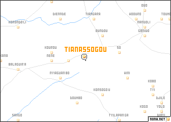 map of Tianassogou