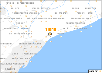 map of Tiana