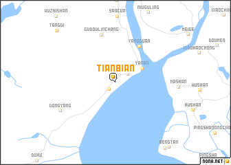 map of Tianbian