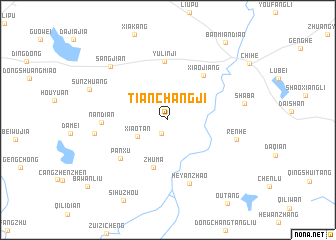 map of Tianchangji