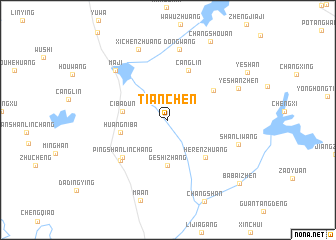 map of Tianchen