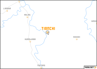 map of Tianchi