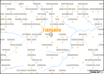 map of Tiandarh