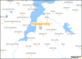 map of Tiandaying