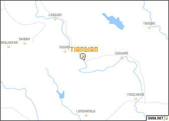 map of Tiandian