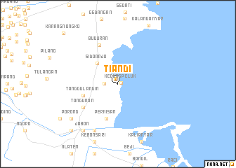 map of Tiandi