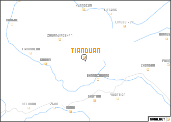 map of Tianduan