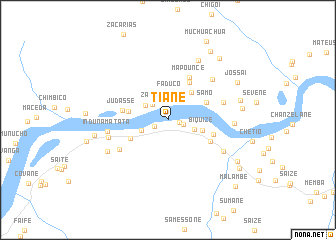 map of Tiane