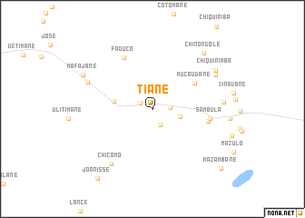 map of Tiane