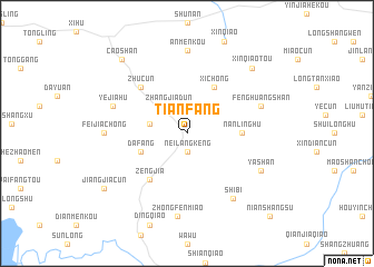 map of Tianfang