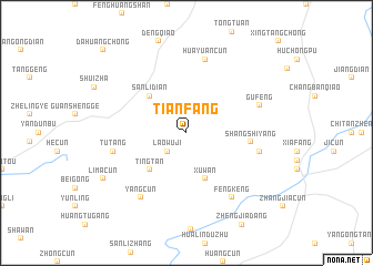 map of Tianfang