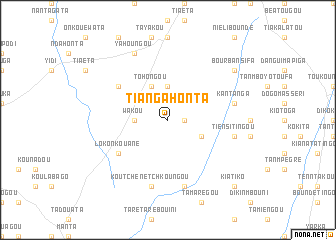 map of Tiangahonta