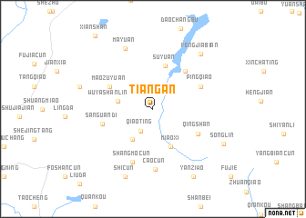 map of Tiangan