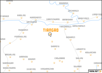 map of Tiangao