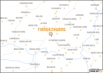 map of Tiangezhuang