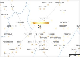 map of Tiangoubou