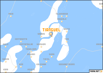 map of Tianguel