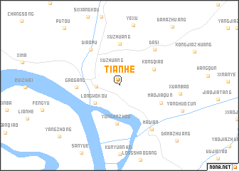 map of Tianhe