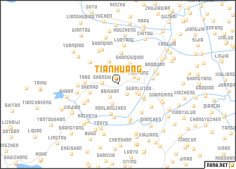 map of Tianhuang