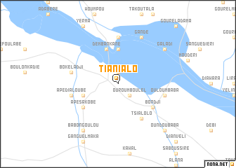 map of Tianialo