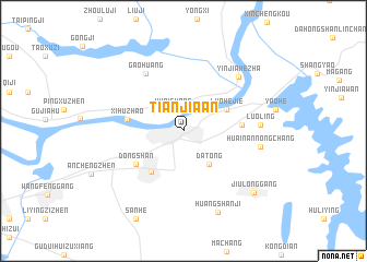 map of Tianjia\
