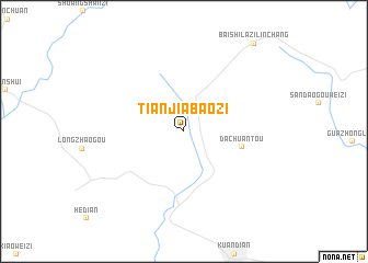 map of Tianjiabaozi