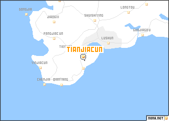 map of Tianjiacun