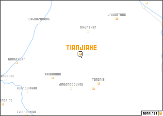 map of Tianjiahe