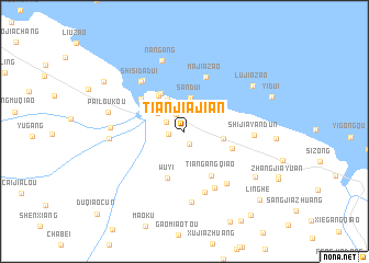 map of Tianjiajian